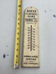 Mayer Funeral Home Wooden Chickens Thermometer, Addison NY