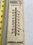 Mayer Funeral Home Wooden Chickens Thermometer, Addison NY