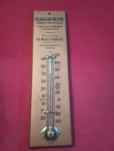 Cincinnati Monitor Furnace Company Antique Thermometer