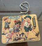 Vintage Kids A Break American Flag Dog Thermometer