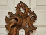 1800s Carved French Victorian Wall Thermometer