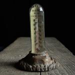 Antique Funeral Home Beast Face Thermometer
