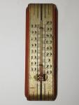 1930s Art Deco Vintage Advertising Thermometer Ohio
