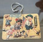 Vintage Kids A Break American Flag Dog Thermometer