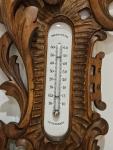 1800s Carved French Victorian Wall Thermometer