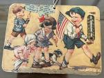 Vintage Kids A Break American Flag Dog Thermometer