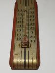 1930s Art Deco Vintage Advertising Thermometer Ohio