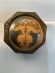 Rochester Brass Faced Room Thermometer, 1930s-40s