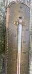 Vintage Tycos Brass and Wood Thermometer for Mancave
