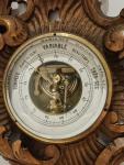 1800s Carved French Victorian Wall Thermometer