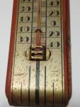 1930s Art Deco Vintage Advertising Thermometer Ohio