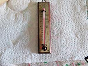 A. J. Dodge Peterborough Antique Thermometer