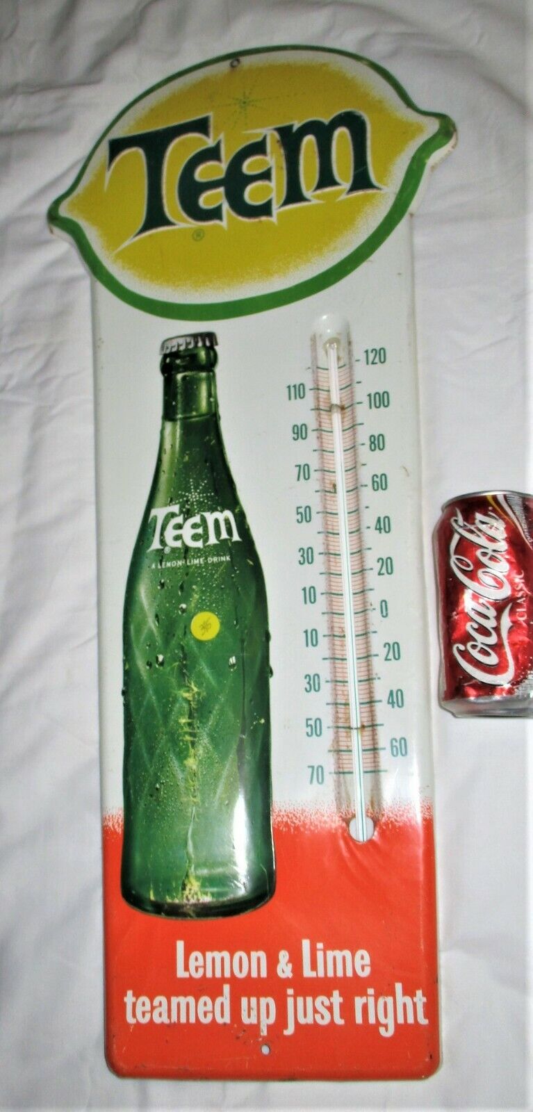USA Teem Soda Country Store Thermometer