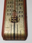 1930s Art Deco Vintage Advertising Thermometer Ohio