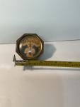 Rochester Brass Faced Room Thermometer, 1930s-40s