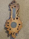 1800s Carved French Victorian Wall Thermometer