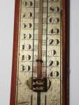 1930s Art Deco Vintage Advertising Thermometer Ohio