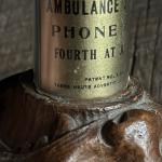 Antique Funeral Home Beast Face Thermometer