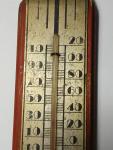 1930s Art Deco Vintage Advertising Thermometer Ohio