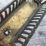 Steampunk Brass Thermometer with Gold Finish