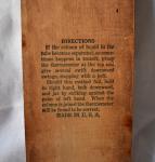 Vintage O.D. Boster’s Ice Cream Wood Thermometer