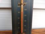 Vintage Blue Coal Anthracite Wall Thermometer