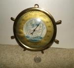 1940s Pilot Beer Ship's Wheel Thermometer