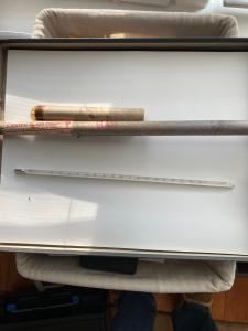 12-Inch Antique Glass Centigrade Thermometer