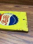 Vintage Pepsi Please Metal Thermometer Sign