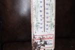1950s Dawson's Beer Painted Metal Thermometer Sign