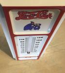 Pepsi-Cola Keystone Cops Embossed Metal Thermometer