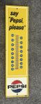 1963 Pepsi Cola Tin Wall Thermometer
