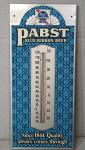 Pabst Blue Ribbon Beer Vintage Thermometer Sign