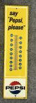 1963 Pepsi Cola Tin Wall Thermometer