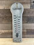 J.T. Anderson Beaver, PA Wooden Advertising Thermometer