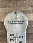J.T. Anderson Beaver, PA Wooden Advertising Thermometer
