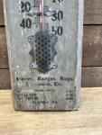 J.T. Anderson Beaver, PA Wooden Advertising Thermometer