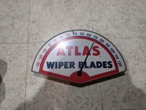 Atlas Wiper Blades Vintage Thermometer