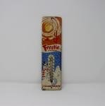 Frostie Root Beer Snowman Metal Thermometer Sign