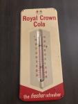 Royal Crown Cola Vintage Metal Thermometer Sign