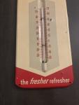 Royal Crown Cola Vintage Metal Thermometer Sign