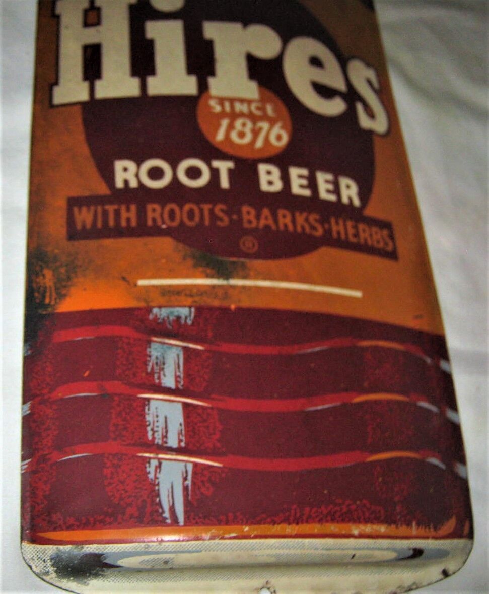 Hires Root Beer Soda Metal Thermometer Bottle Cap