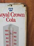 Vintage Royal Crown Cola Thermometer Sign