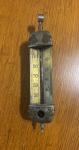 Taylor Bros. Antique Brass Thermometer, 1887