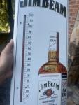 Jim Beam Bourbon Vintage Advertising Thermometer Sign
