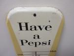 1957 Pepsi Cola Vintage Tin Wall Thermometer