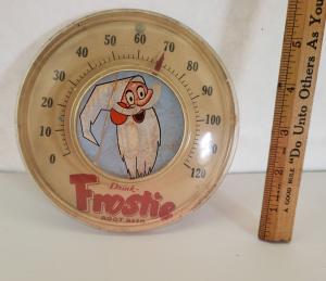 Frostie Root Beer Vintage Thermometer Rare
