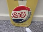 1957 Pepsi Cola Vintage Tin Wall Thermometer