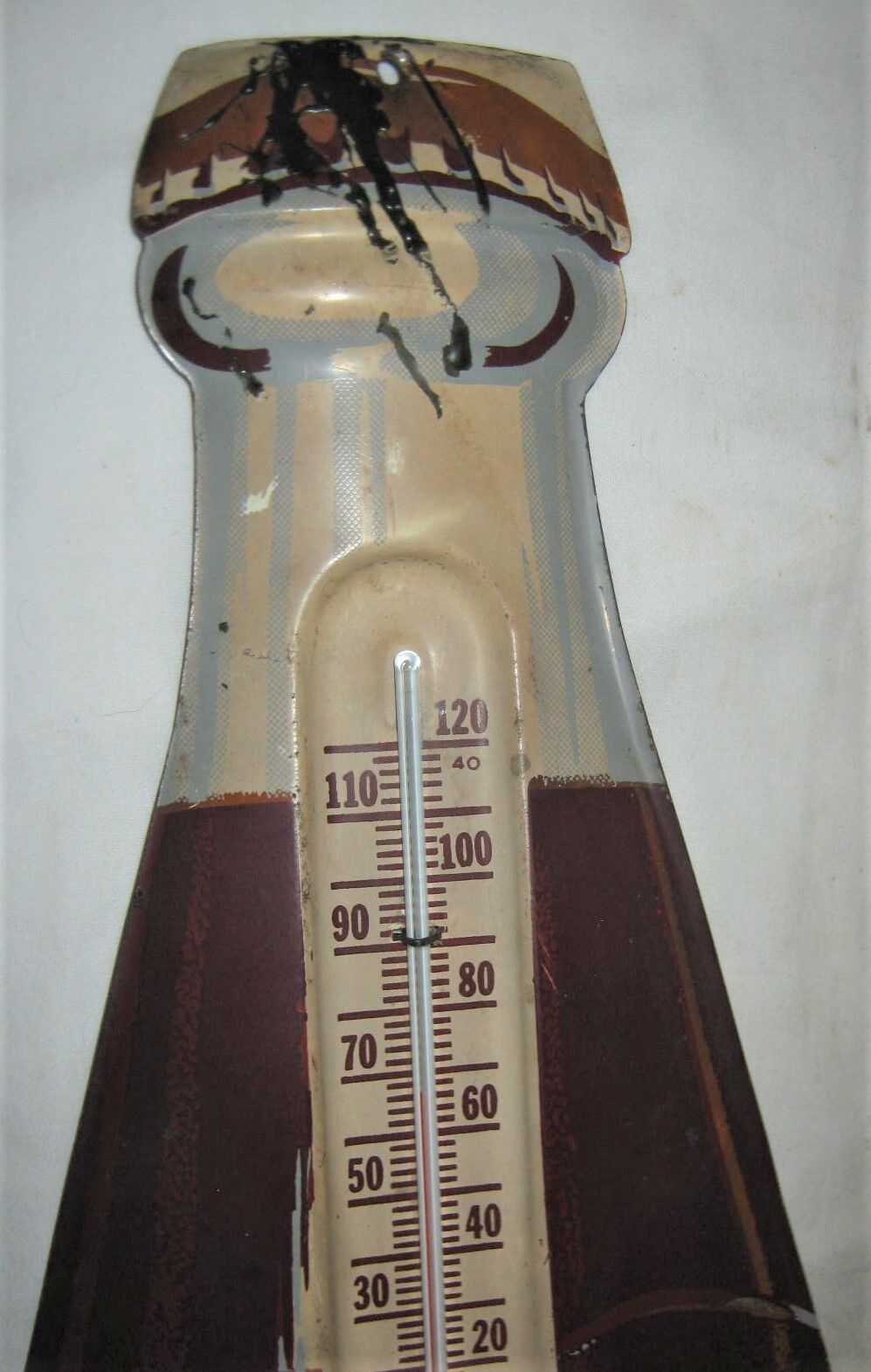Hires Root Beer Soda Metal Thermometer Bottle Cap