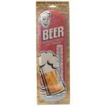 Vintage Beer Wall Thermometer 5x17 Retro Decor